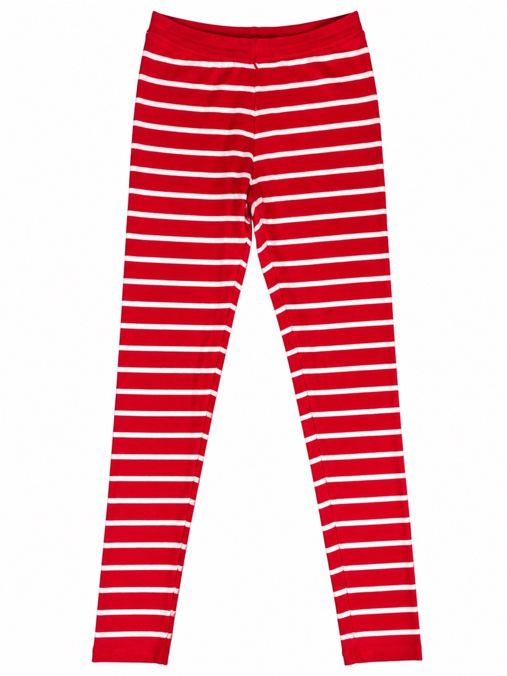 Red and White Striped Sweater Leggings, Cozy, Holidays, Winter, Warm